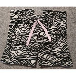 Zebra Print Pajama Pants